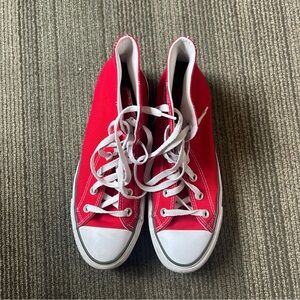 COPY - Red Platform High-Top Converse